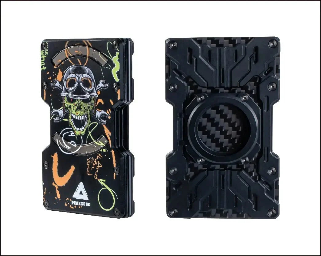 Customize Mech Guard Metal Wallet RFID Safe with Personalized Pattern