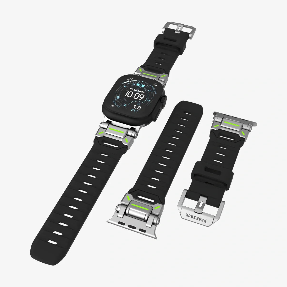 FKM Glow Sport Band for Apple Watch Ultra/Series – Tactical Strap