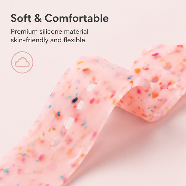 Confetti Silicone Apple Watch Band