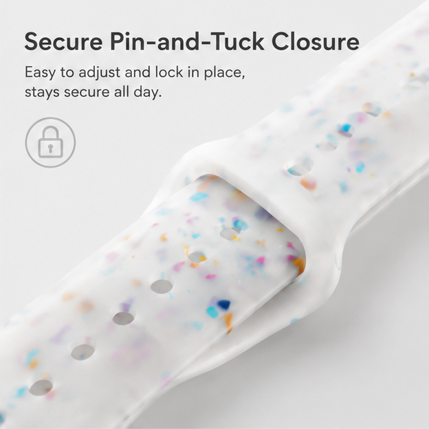 Confetti Silicone Apple Watch Band
