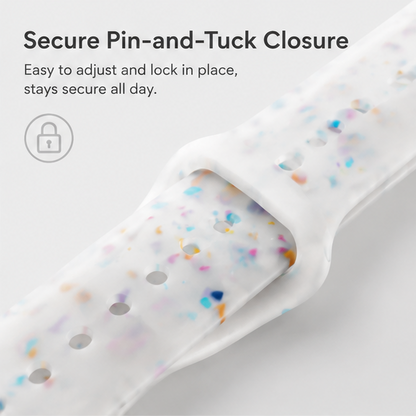 Confetti Silicone Apple Watch Band