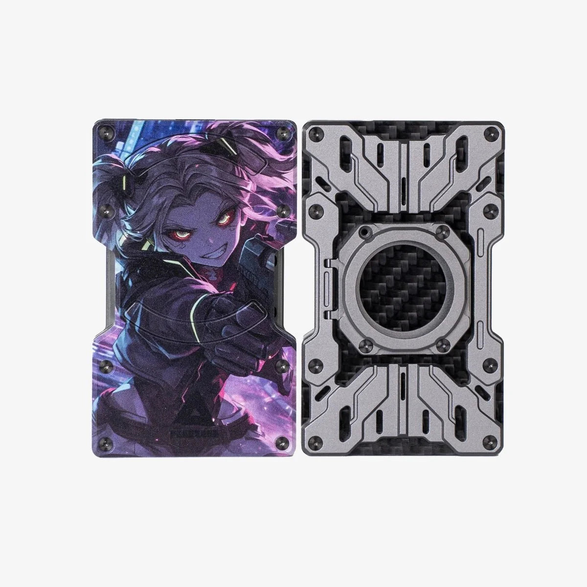 Customize Mech Guard Metal Wallet RFID Safe with Personalized Pattern
