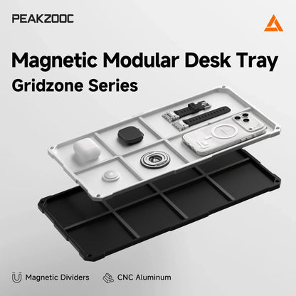 GRIDZONE Series Magnetic Modular Desk Tray