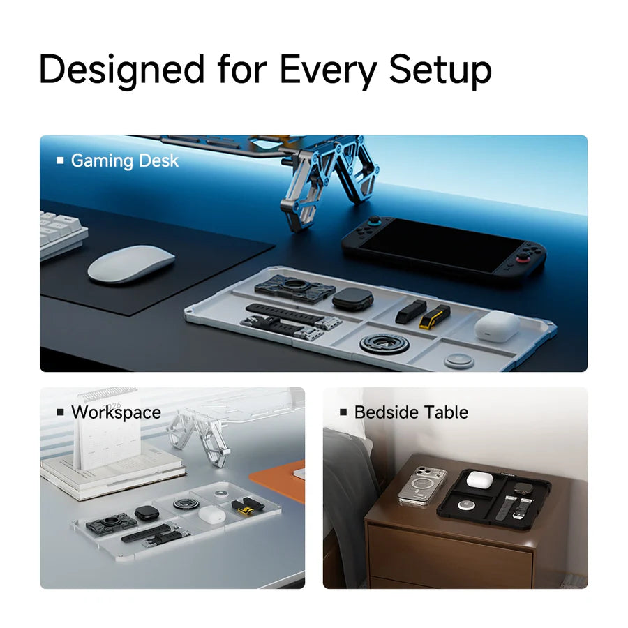 GRIDZONE Series Magnetic Modular Desk Tray