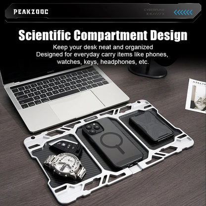 Docking Station Desk Organizer Modular Tray for Tech Gear and Tools