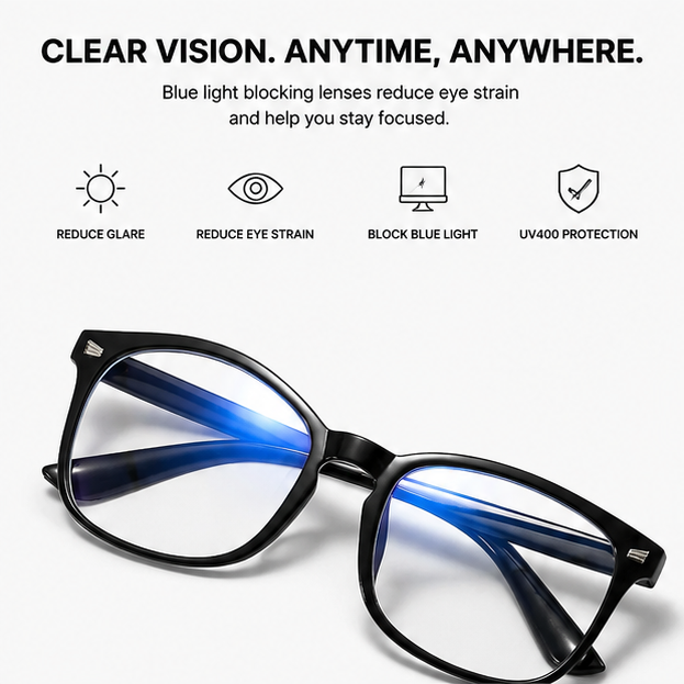 Blue Light Blocking Glasses | Stylish Screen Protection Eyewear