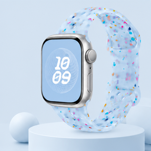Confetti Silicone Apple Watch Band
