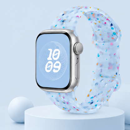 Confetti Silicone Apple Watch Band