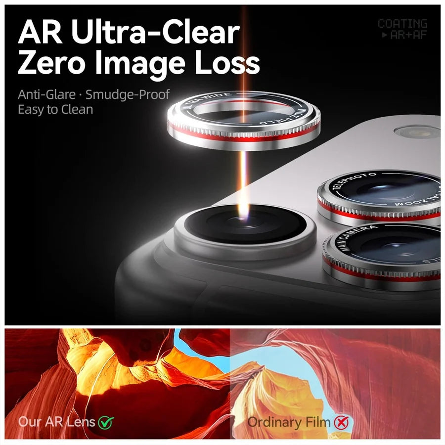 PRISM Lens Armor Film - Lens Protector for iPhone 17 / 16 / 15