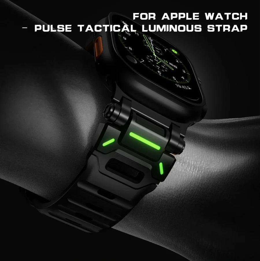 FKM Glow Sport Band for Apple Watch Ultra/Series – Tactical Strap