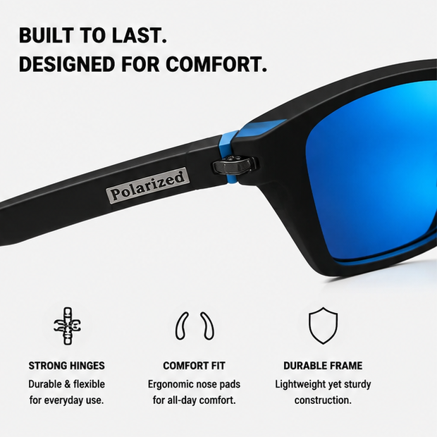 4-Pack Polarized Sports Sunglasses | UV400 Cycling Glasses