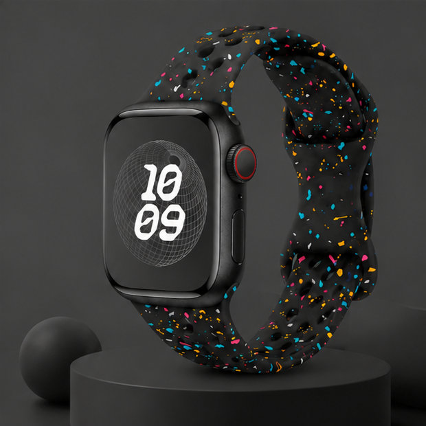 Confetti Silicone Apple Watch Band