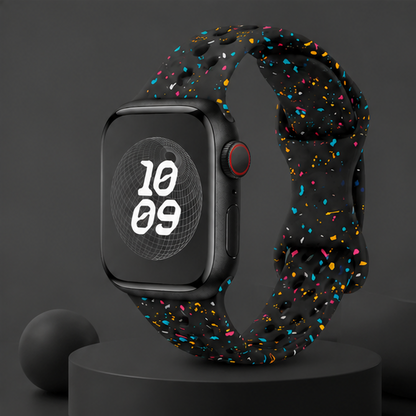 Confetti Silicone Apple Watch Band