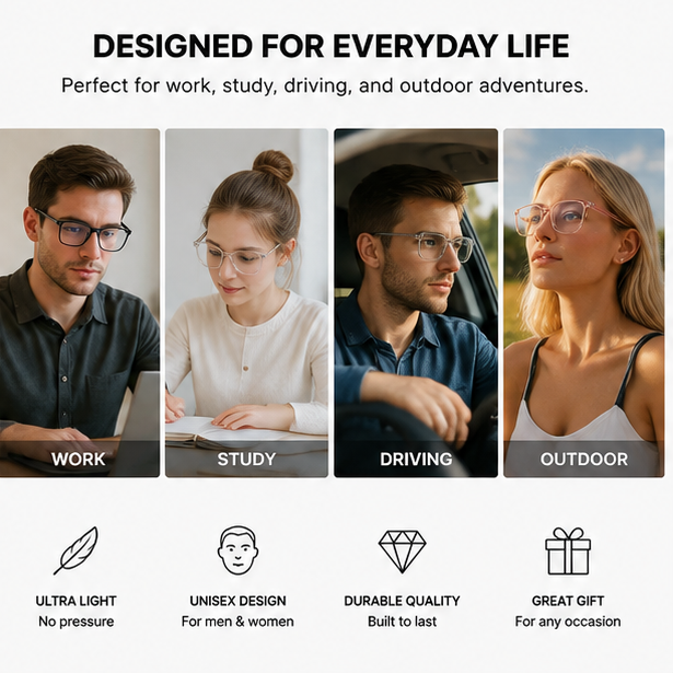 Blue Light Blocking Glasses | Stylish Screen Protection Eyewear