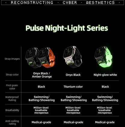 FKM Glow Sport Band for Apple Watch Ultra/Series – Tactical Strap
