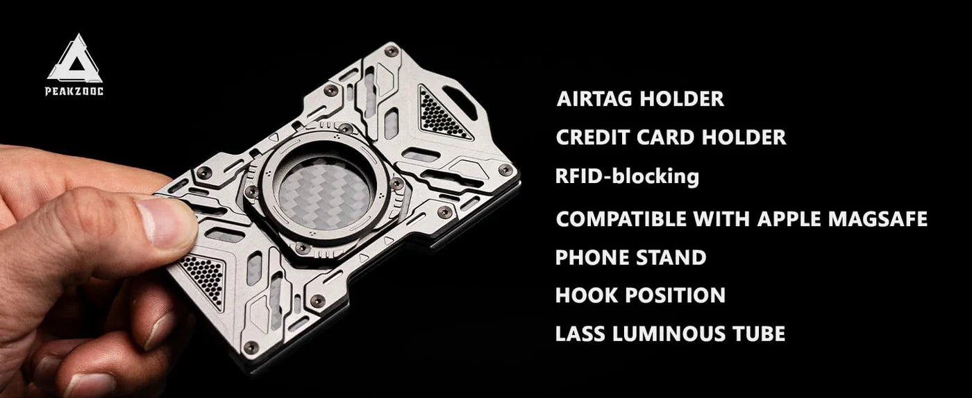 Glow Wallet RFID Safe MagSafe Glow In the Dark Wallet