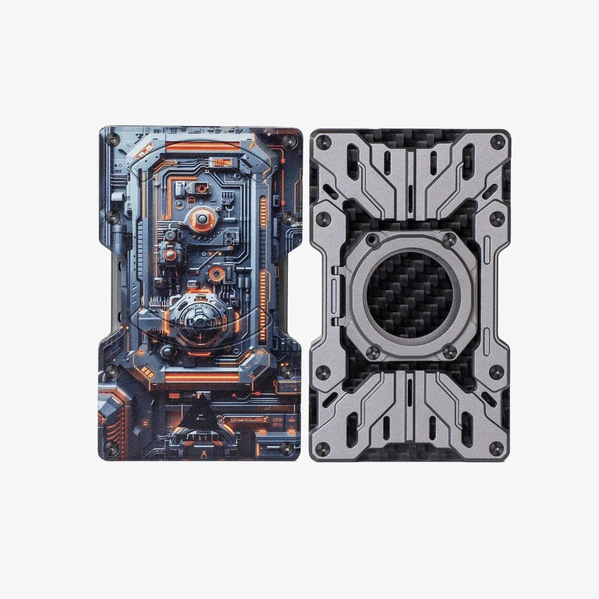 Customize Mech Guard Metal Wallet RFID Safe with Personalized Pattern