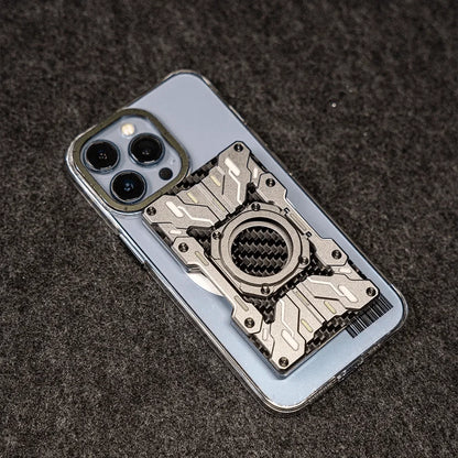 Custom Mech Guard – RFID Blocking Metal Wallet with Luminous