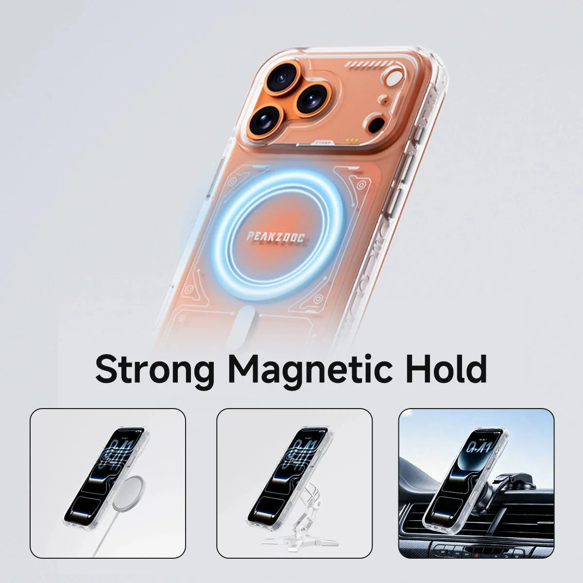 Neuron Series MagSafe Phone Case - Transparent Frame