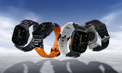 FKM Glow Sport Band for Apple Watch Ultra/Series – Tactical Strap
