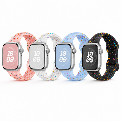 Confetti Silicone Apple Watch Band
