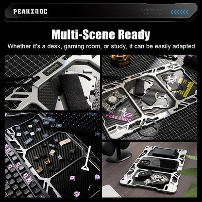 Docking Station Desk Organizer Modular Tray for Tech Gear and Tools