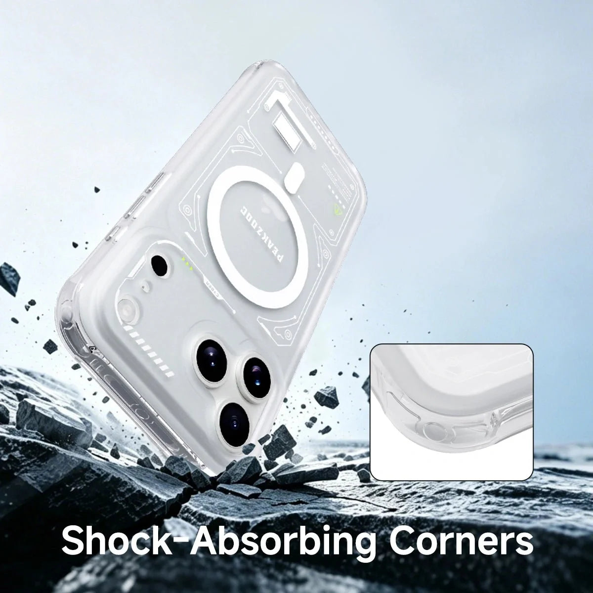 Neuron Series MagSafe Phone Case - Transparent Frame