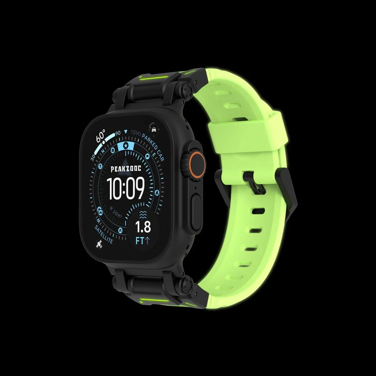 FKM Glow Sport Band for Apple Watch Ultra/Series – Tactical Strap