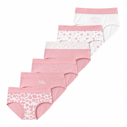 Women's Cotton High Waisted Panties 6-Pack | Soft Everyday Comfort