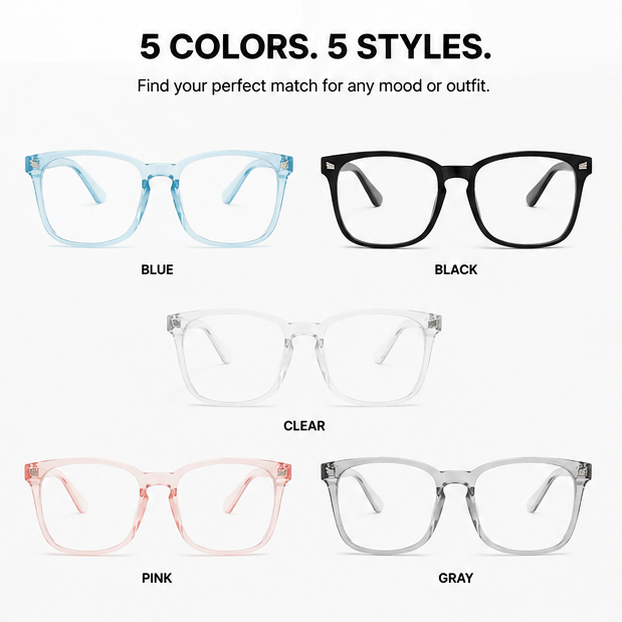 Blue Light Blocking Glasses | Stylish Screen Protection Eyewear
