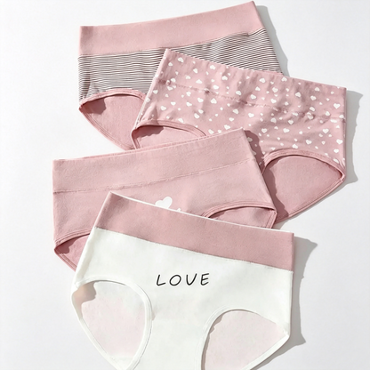 Women's Cotton High Waisted Panties 6-Pack | Soft Everyday Comfort