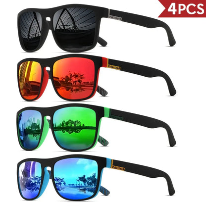 4-Pack Polarized Sports Sunglasses | UV400 Cycling Glasses