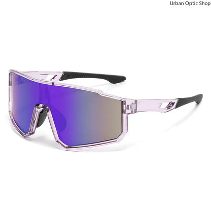 Colorful Shield Sunglasses | UV400 Cycling & Beach Eyewear