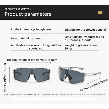 Colorful Shield Sunglasses | UV400 Cycling & Beach Eyewear
