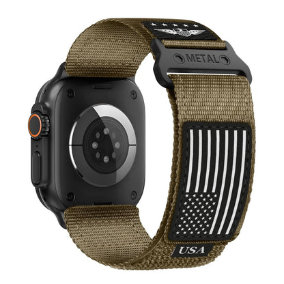 Rugged Nylon Flag Band for Apple Watch