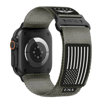 Rugged Nylon Flag Band for Apple Watch