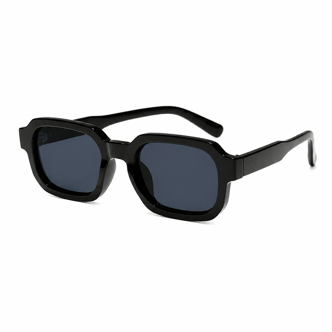 6-Pack Vintage Rectangle Sunglasses | UV400 Fashion Eyewear Set