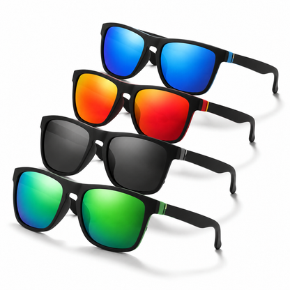 4-Pack Polarized Sports Sunglasses | UV400 Cycling Glasses