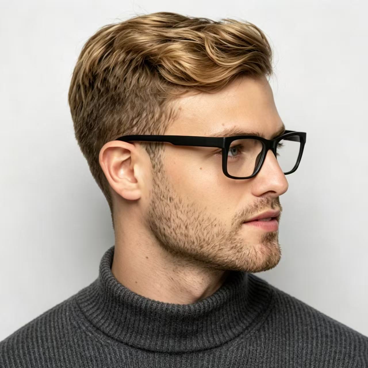 Minimalist Rectangle Eyeglasses for Men & Women | Classic Everyday Clear Frame Glasses
